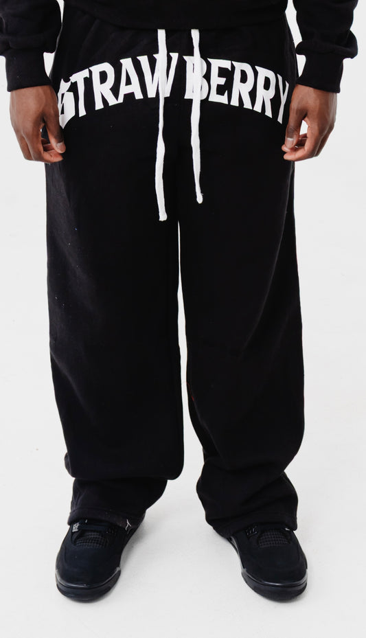 STRAWBERRY SWEATPANTS VOL 1 BLACK